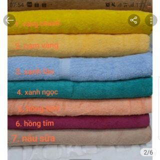 Combo khăn tắm cotton cho khách vip