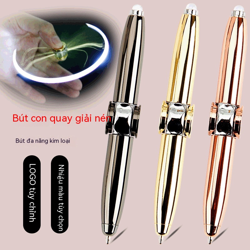 Bút Bi Quay Đồ Chơi Fidget Spinner Tik Tok Đa Năng GiúP GiảM Stress