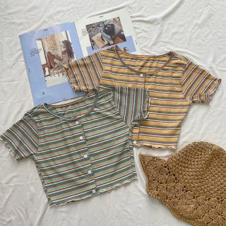 ÁO CROPTOP KẺ SỌC TRẺ TRUNG