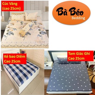 Ga Giường Dành Cho Nệm Cao 25Cm ( Dùng Được Cho Nệm Lò Xo, Nệm Bông, Nệm Mút)