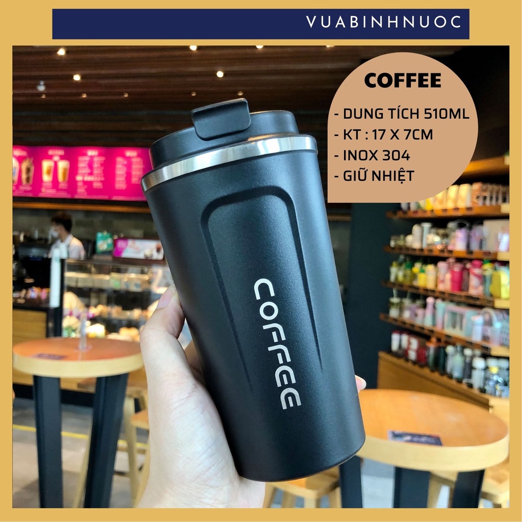Bình giữ nhiệt, ly giữ nhiệt Coffee cách nhiệt cao cấp