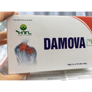 DAMOVA 20 viên thông mạch sạch đau