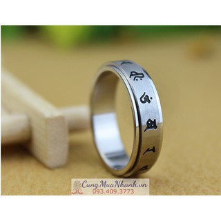 Nhẫn Khắc Chú Văn Thù Sư Lợi Bồ Tát - NH191