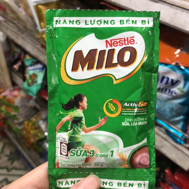 Lẻ 1 Gói Thức Uống Lúa Mạch Milo 22g