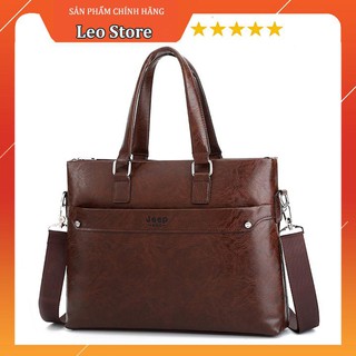 ( Hàng mới về ) Cặp da nam công sở - Túi xách da nam - Túi đựng laptop - Thời trang Jepp buluo T03