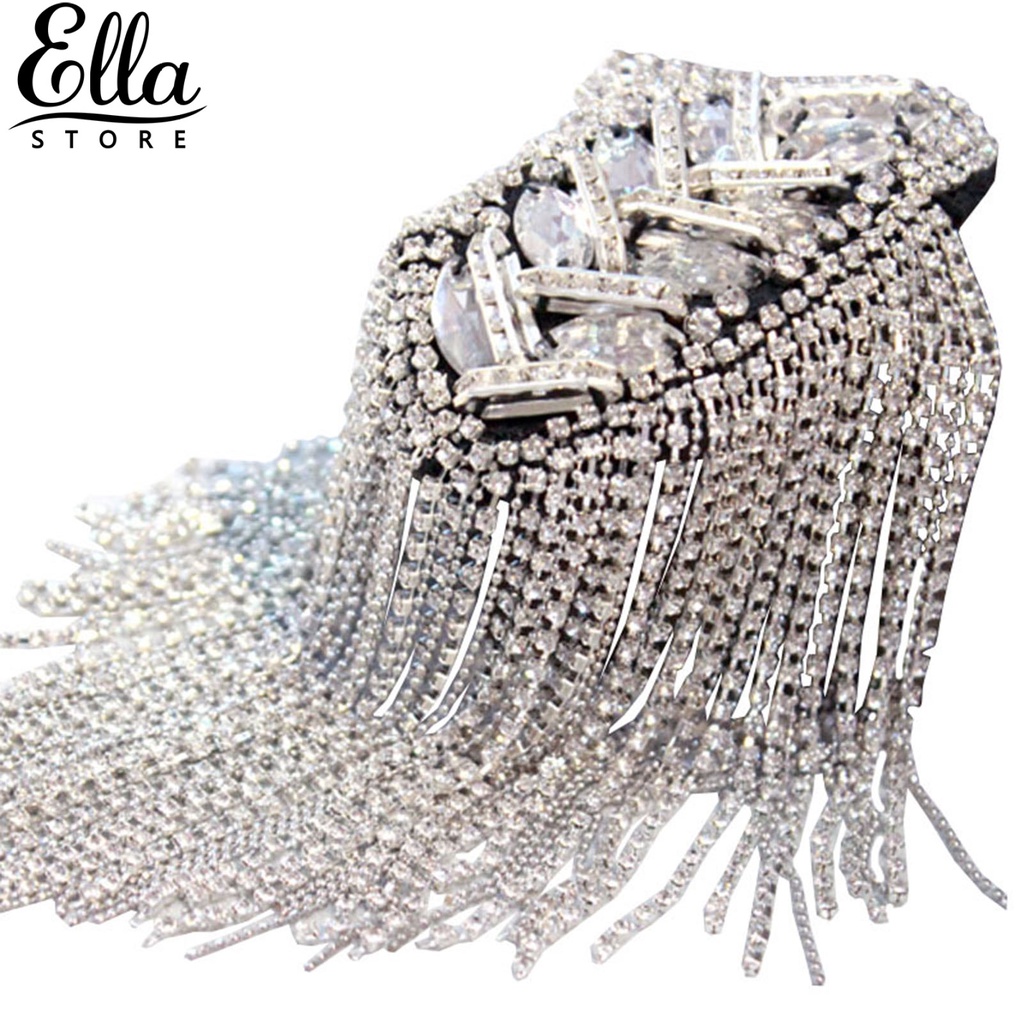 Ghim cài tua rua đính đá trang trí quần áo 123