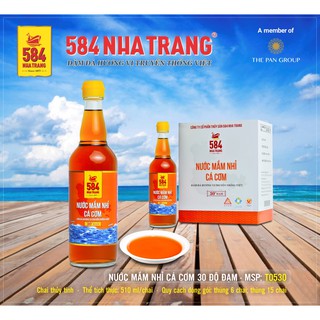 Nước Mắm 584 Nha Trang Chai Thủy Tinh 510ml 30 Đạm
