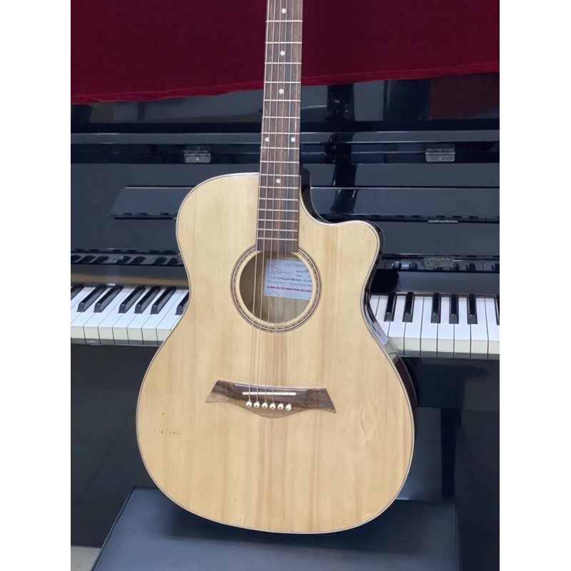 Đàn guitar acoustic mặt gỗ Thông SVA+ âm thanh tuyệt vời ghita cho người mới chơi
