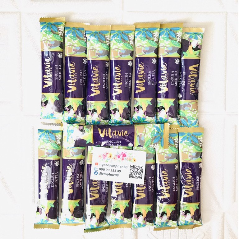 1 GÓI LẺ - TRÀ SỮA MALAYSIA VILAVIE 35g