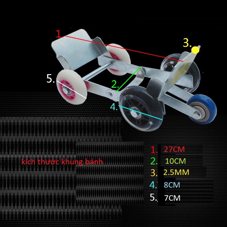 Bánh xe máy trợ lực chống thủng xăm