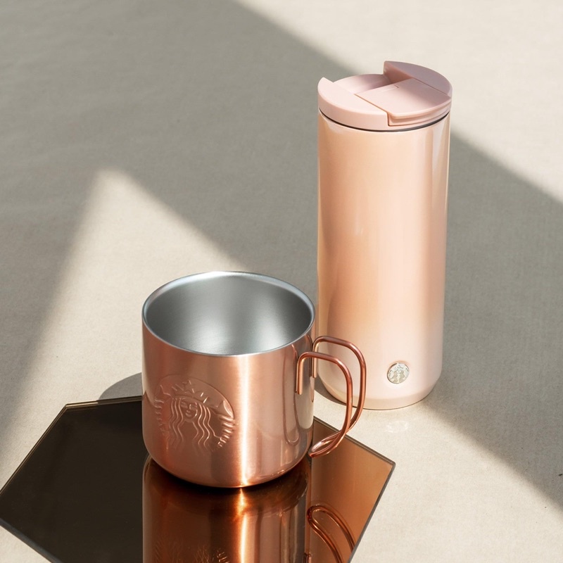 Bình Ly Starbucks BST Rose Gold 2022