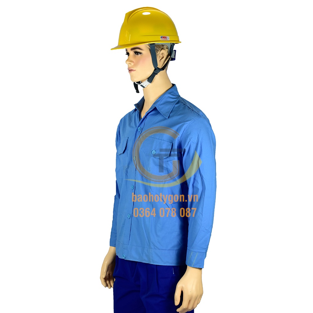 Áo bảo hộ xanh biển TGHN