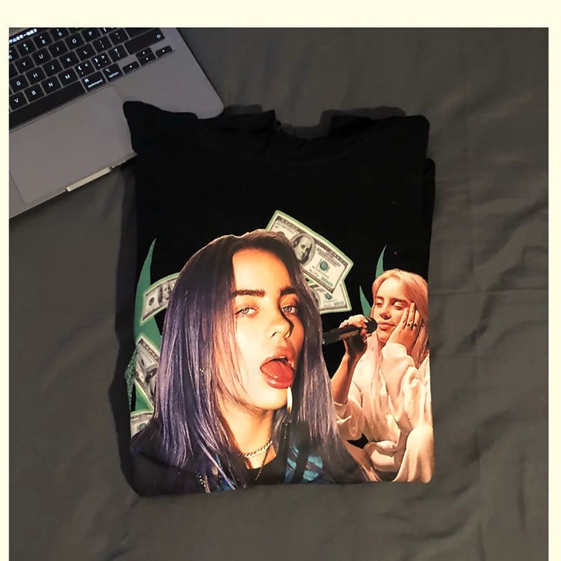 Áo Hoodie Dáng Rộng Màu Đen Thời Trang Cho Nữ