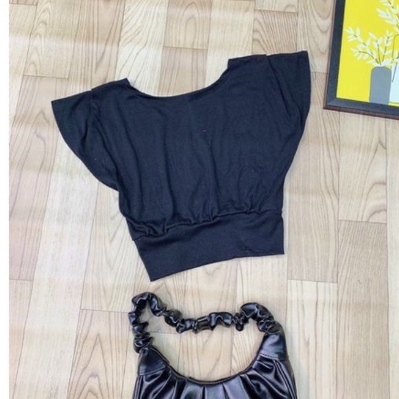 Áo thun cánh dơi bo eo vải dầy xịn xò(B.C)