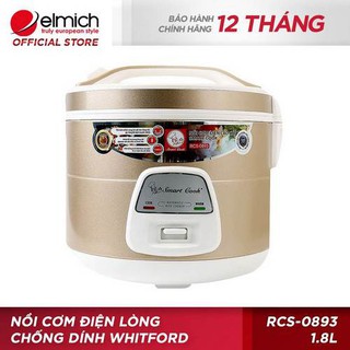 Nồi cơm điện lòng chống dính whitford elmich rcs-0893 1.8l