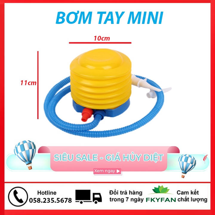 Bơm Tay Mini / Bơm Bóng- Bơm Bể Bơi Loại Nhỏ / Bơm Bóng Bay / Bơm Phao Bơi