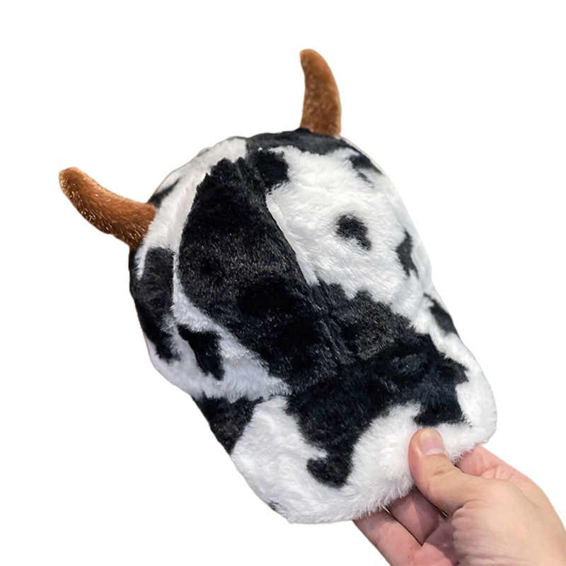 Mũ Lưỡi Trai Hình Chiếc Sừng Dễ Thương Chống Lạnh Thời Trang Thu Đông