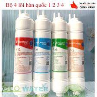 Bộ 4 lõi hàn quốc- lõi đúc cây nước 61a3 - bộ lõi lọc hàn quốc