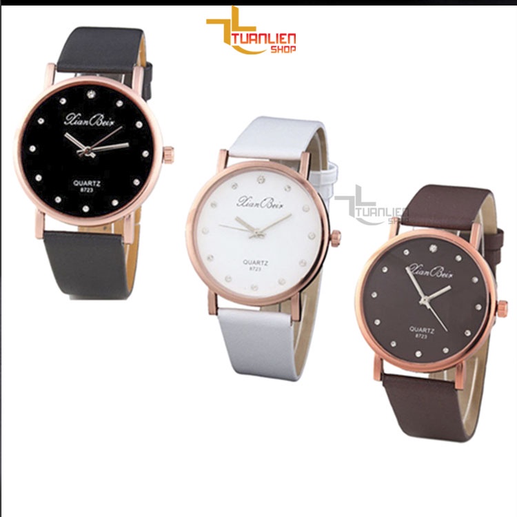 Đồng Hồ Nam Nữ TL939, Dây Da, Chịu Nước Tốt