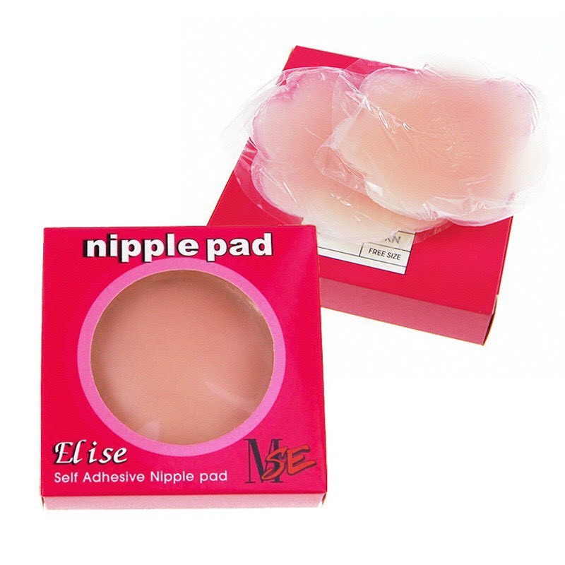 Miếng Dán Ngực - Miếng dán ti hộp hồng siêu mỏng SILICON mềm nhẹ dễ thương DAN STORE