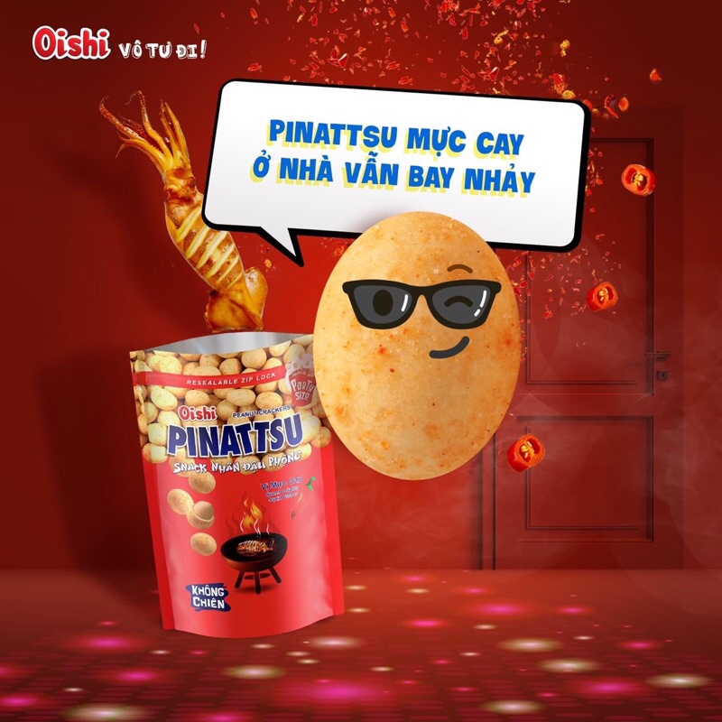 Oishi Pinattsu - Đậu Phộng Không Chiên Gói 95g | BigBuy360 - bigbuy360.vn