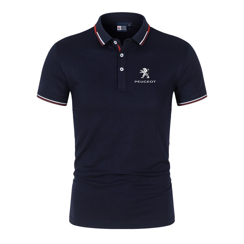 PEUGEOT Áo Thun Chơi Golf Cổ Polo Dành Cho Nam Giới