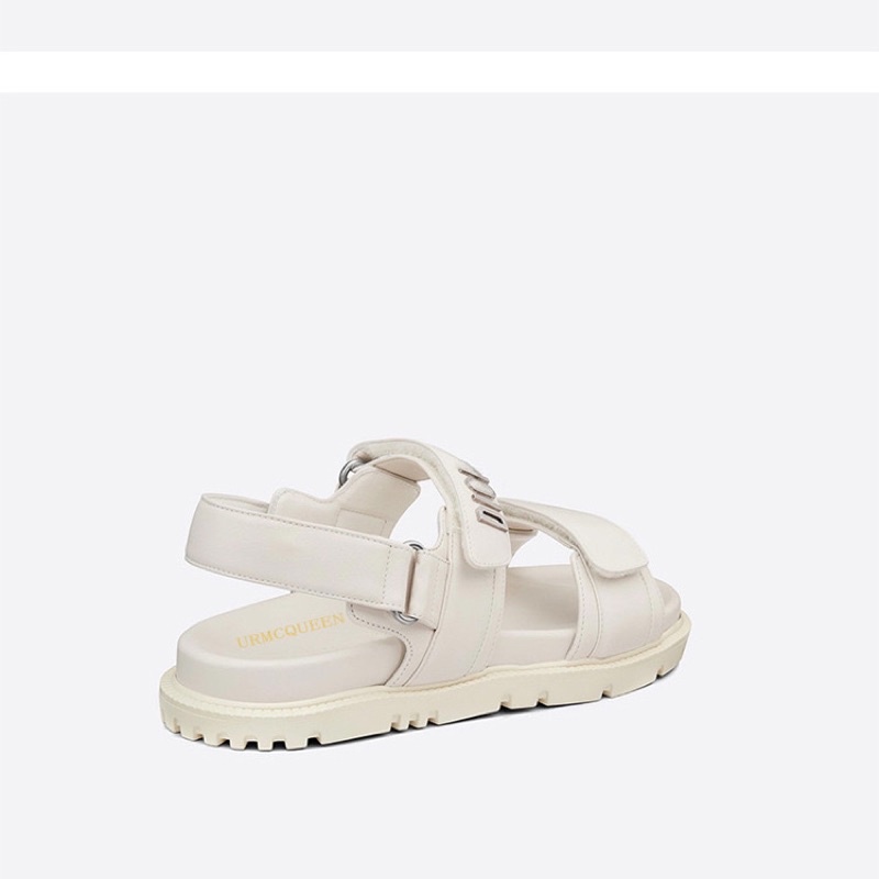 Sandal da đế bằng Di.or x Mc.Qu.een