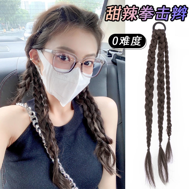 Tép Tóc Giả Kiểu Thắt Bím Thời Trang Cho Nữ