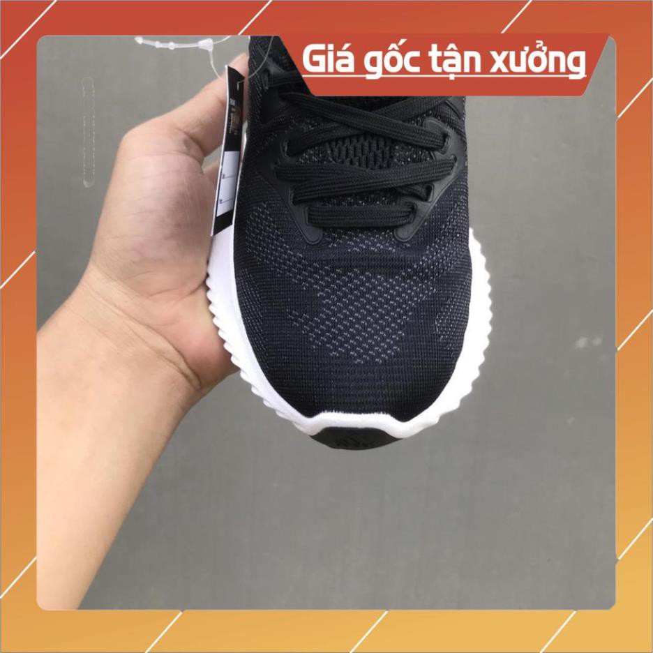 [FreeShip+Giá Hủy Diệt] Giầy Alphabounce xịn sò Full phụ kiện, Giày thể thao nam nữ Sneaker Alphabounce đen đế trắng