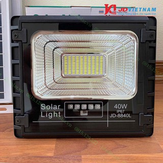 [JD-8840L] Đèn Năng Lượng Mặt Trời JINDIAN Công Suất 40W - Mẫu Mới 2020, Khung Nhôm, Chip Led "SMD" - BH 03 Năm