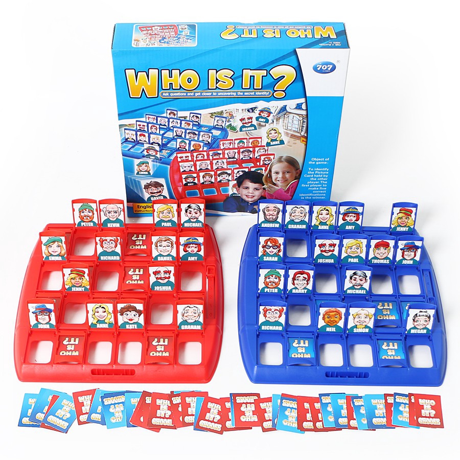 Who Is It Classic Board Game Bộ đồ chơi Board Game thú vị cho bé và gia đình
