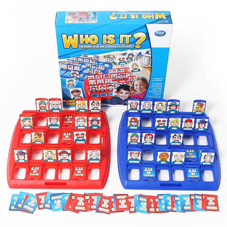 Bộ Trò Chơi Board Game Who Is It Cho Cả Gia Đình