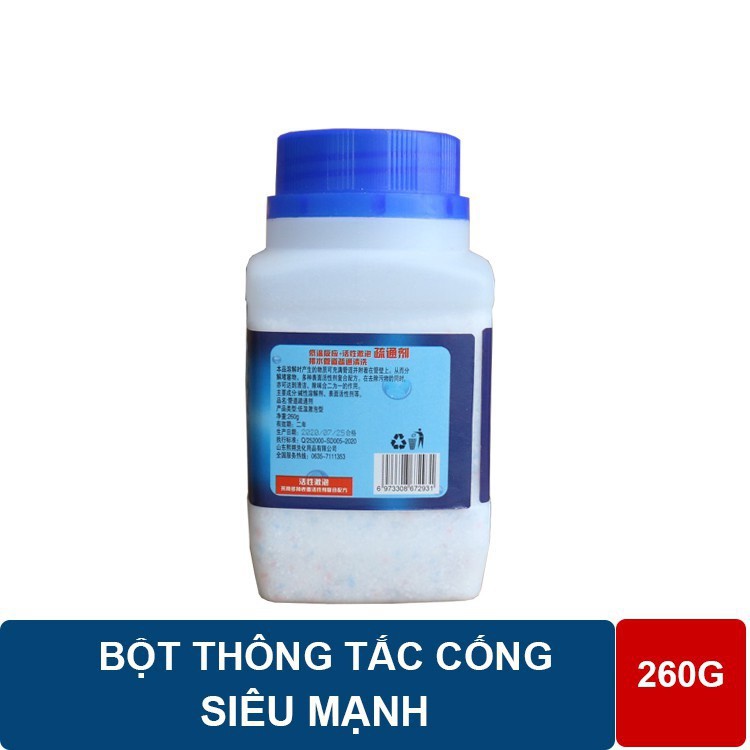 [Mã SR14MAY5 giảm 20K đơn 50K] Bột thông cống bồn cầu bồn rửa mặt Bột thông tắc cống cực mạnh siêu tiện dụng