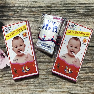 Rơ lưỡi Đông Fa cho bé sơ sinh (5 chiếc/hộp)