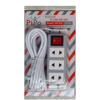 Ổ cắm điện pipo pp018 loại xịn