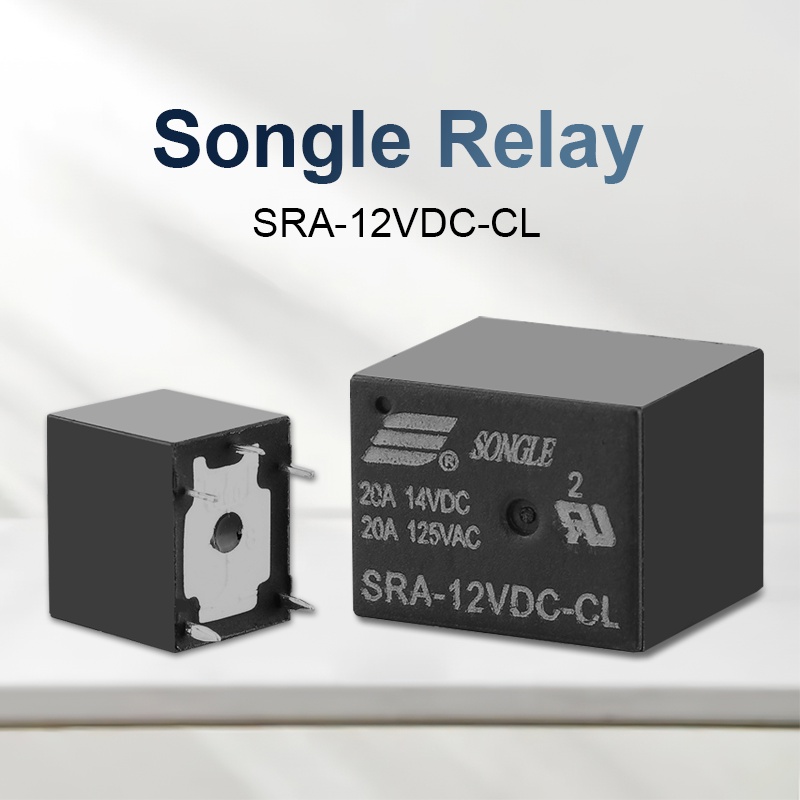 [Chính hãng] Songle Relay,  Relay Rơ le,Rờ le, 5 chân Songle,công suất  SRA-12VDC-CL,Relay (role) 12V