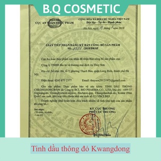 Tinh dầu thông đỏ Kwangdong