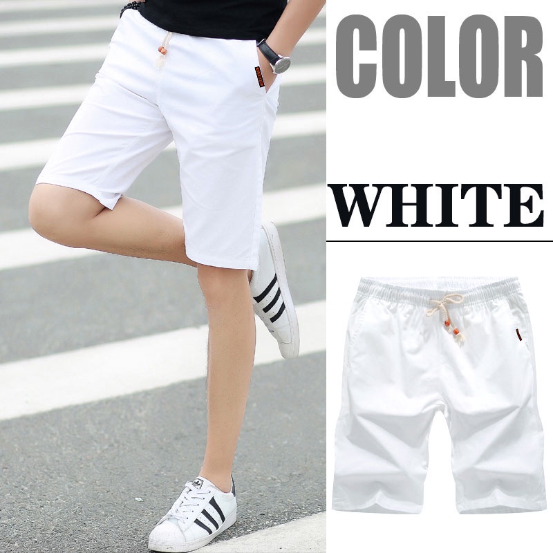 Quần short đi biển thiết kế rút dây 4 màu tùy chọn size M-5XL thời trang thường ngày cho nam
