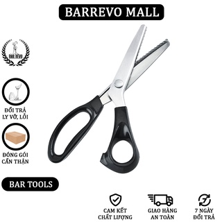 Kéo răng cưa decor đồ uống - Dụng cụ bartender