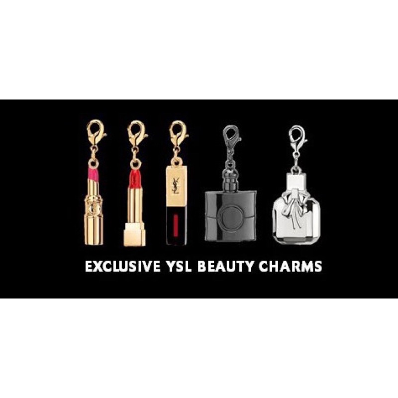 Móc treo túi charm bag YSL hàng Gift auth , Charms trang sức cho túi, ví hoặc chìa khoá YSL