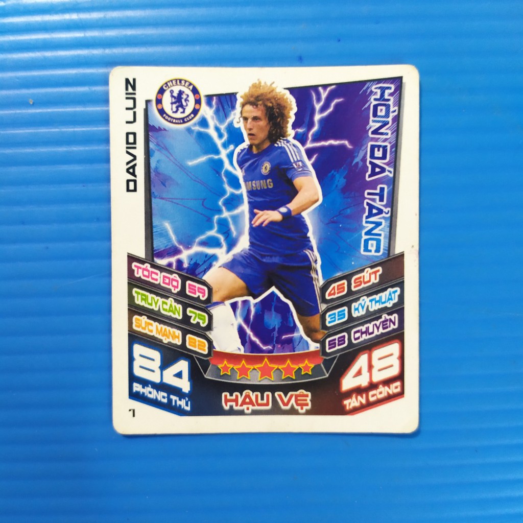 [Một thẻ] Thẻ cầu thủ bóng đá thẻ Poca Match Attax 12-13 mùa 2012-2013 thẻ cũ 2nd tổng hợp 1