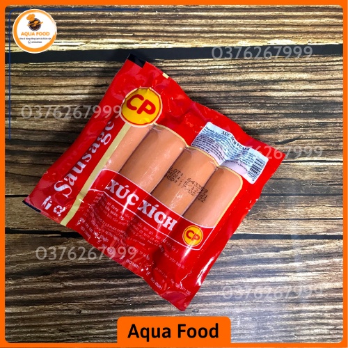 Xúc xích Vealz Sausage C.P 500g, xúc xích CP dùng chiên, nướng, ăn vặt, thả lẩu thơm ngon tiện lợi
