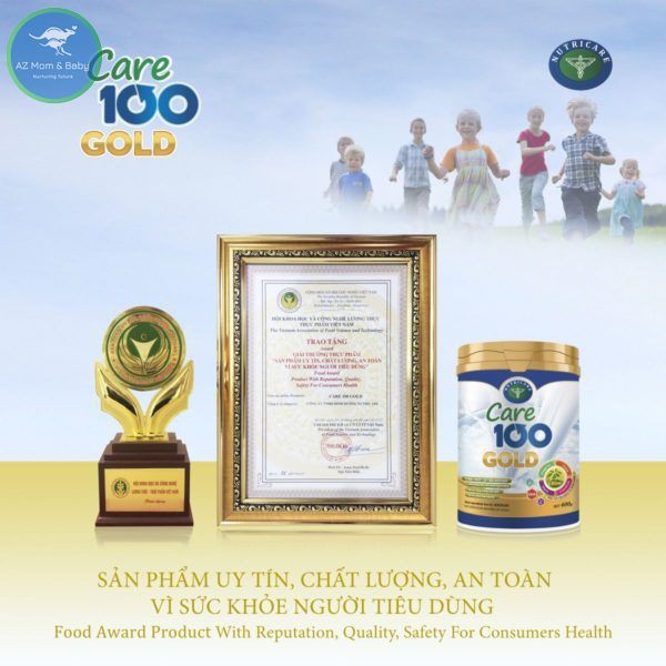 Sữa bột Nutricare Care 100 Gold cho trẻ biếng ăn suy dinh dưỡng (400g)