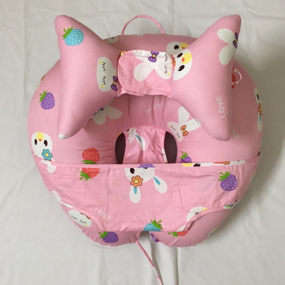 Gối Đa Năng Chữ C Kèm Tai Voi Cho Bé Yêu