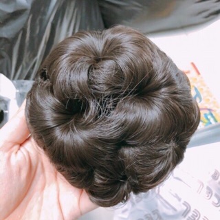 Búi tóc giả kẹp xước bà già
