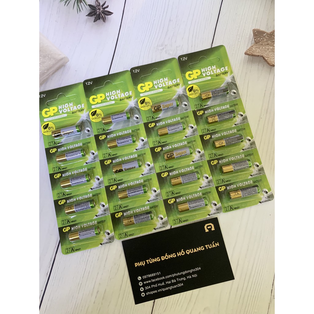 Viên pin A27 27AF-2C5 GP Super High Alkaline Battery  Pin điều khiển
