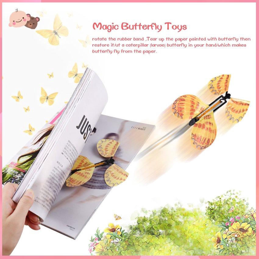 Đồ chơi bướm bay ma thuật bật đuôi vui nhộn dành cho đám cưới