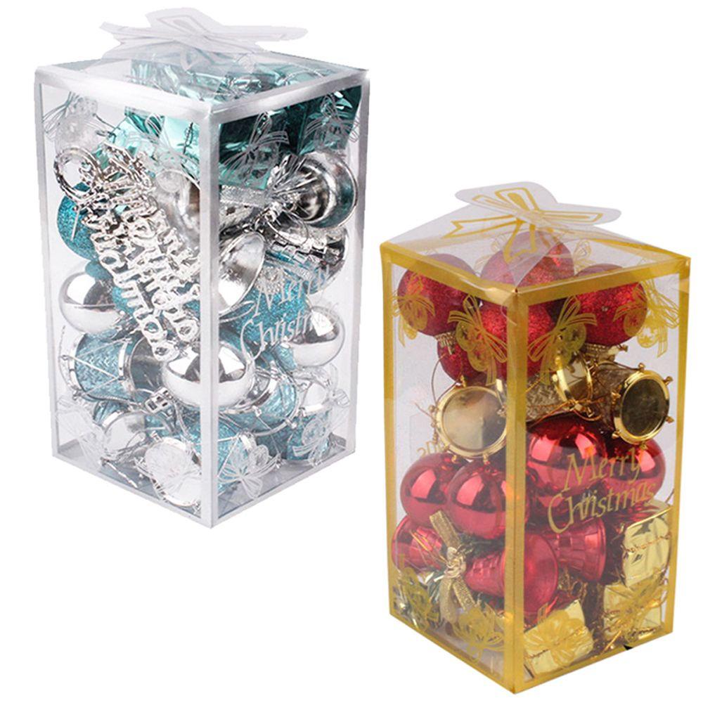 Bộ 32 Thẻ Trang Trí Cây Thông Giáng Sinh Kèm Hộp Đựng