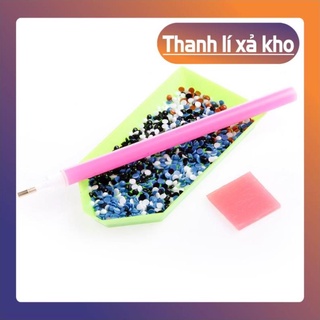 Ds tranh thêu trang trí thủ công 5d hình sói