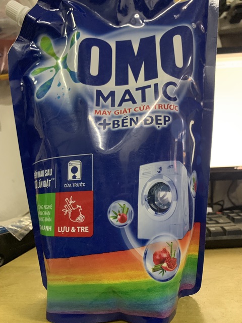Túi Nước giặt Omo Matic dành cho máy giặt cửa trước túi 2kg